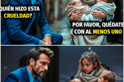 MILLONARIO SE QUEDA HELADO AL VER A UNA NIÑA DE LA CALLE CUIDANDO A DOS BEBÉS. ¿TE QUEDAS CON UNO?