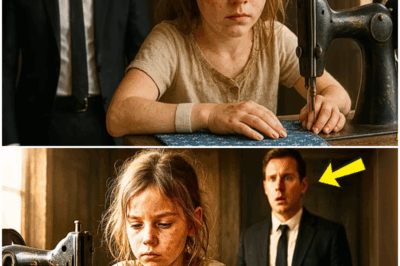 AL COBRAR LA RENTA, EL MILLONARIO QUEDÓ EN SHOCK AL VER A UNA NIÑA COSIENDO, AGOTADA…